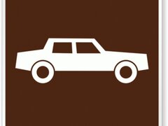 Indicator pentru camping auto